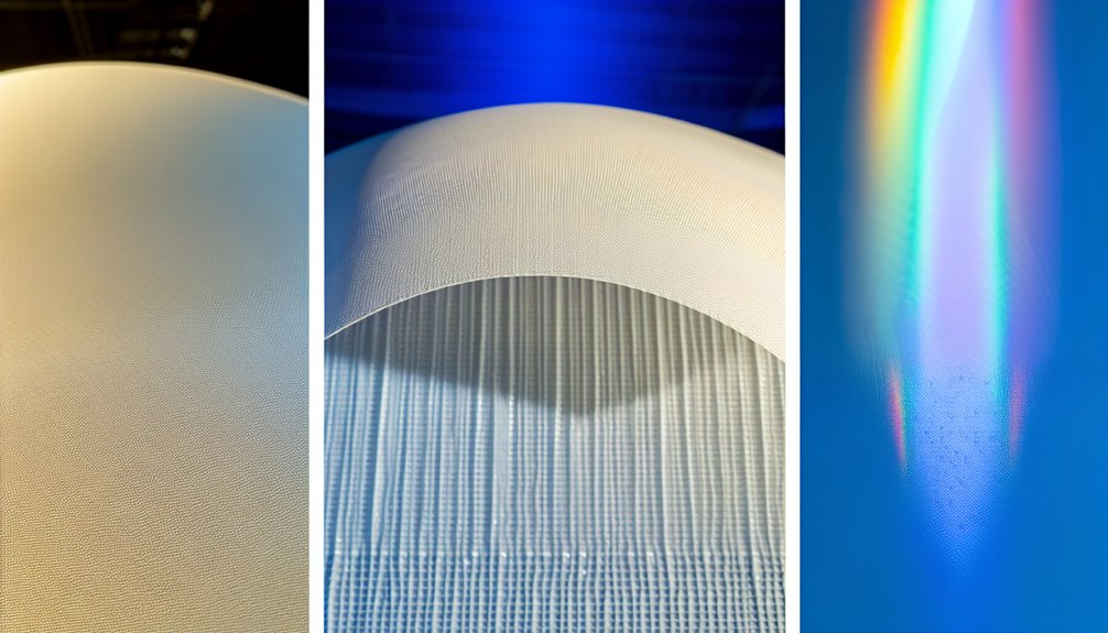 Dome Fabric Types PVC vs PTFE vs ETFE