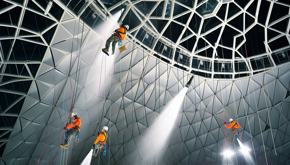 Cleaning and Care for Sports Domes